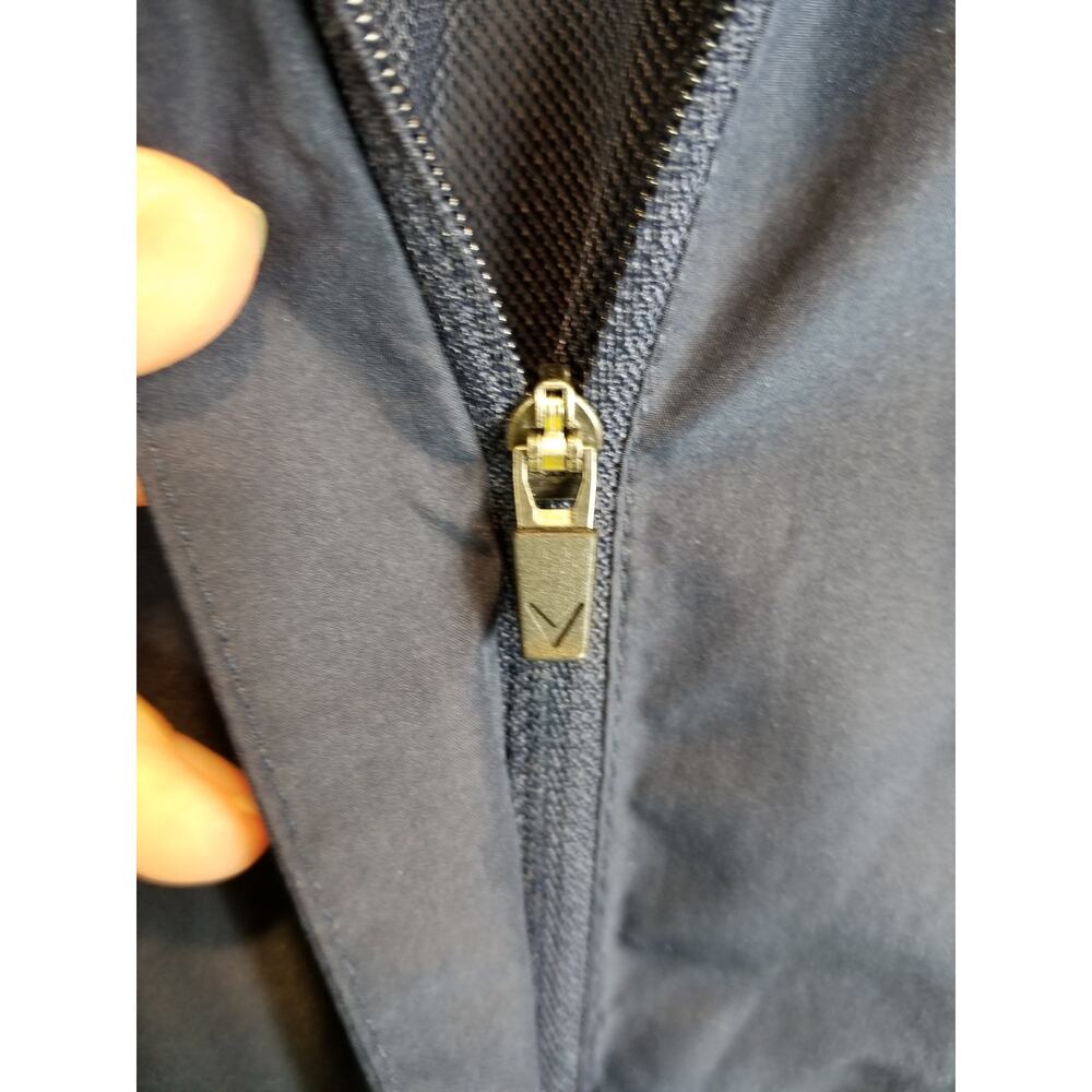 Callaway Women's Navy Blue Lightweight Jacket Golf Windbreaker Size Medium - Picture 7 of 8